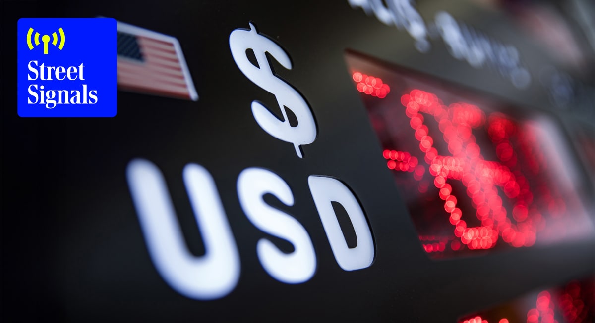 Us dollar down trend dawn denouement